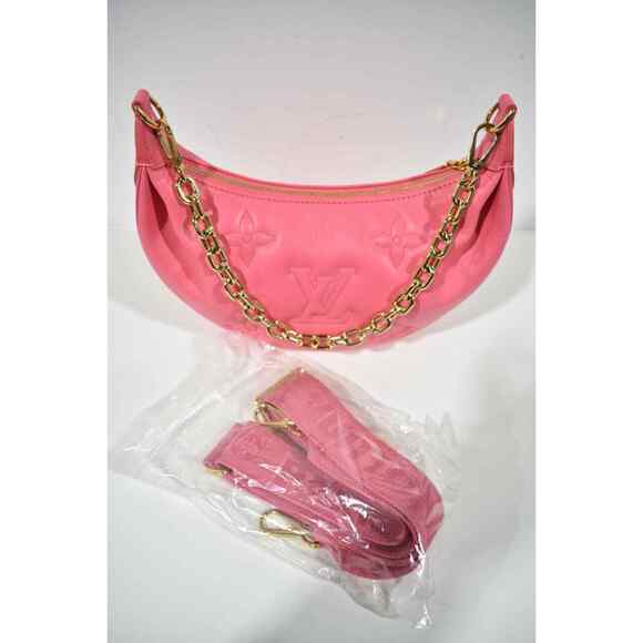 Louis Vuitton Over The Moon Loop Bubblegram Pink Chain Crossbody Shoulder Bag - Picture 6 of 12